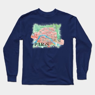 Paris, France Long Sleeve T-Shirt